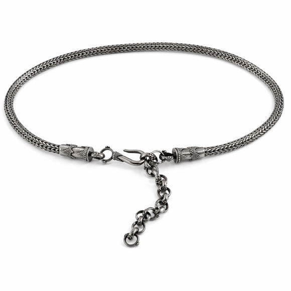 John Hardy Vintage Wheat Sterling Silver Chain Belt Necklace 34” Collectors Item - Picture 10 of 10